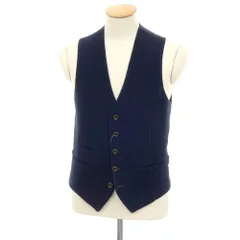 【中古】イレブンティ eleventy コットン ドレス系ジレ ベスト ネイビー【サイズ44】【メンズ】のサムネイル