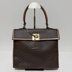 CELINE セリーヌ ヴィンテージ マカダム ハンドバッグ - メルカリ