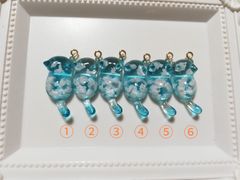 ♡夜の海‪♡ホヌと花火♡じゃれねこさん❤リバーシブルうちわ‬