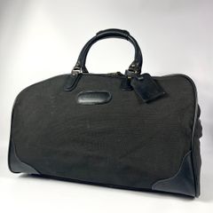 COACH 黒のナイロン/レザーダッフルバッグ 2Way - メルカリ