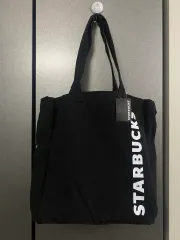 スターバックス ブラック ロゴ トートバッグ