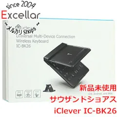 [bn:6] iClever　折りたたみ式キーボード　IC-BK26　ブラック