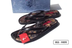 【6月末限定セール】和 所谷 yamato-tokorotani 新品 和柄西陣織紳士サンダル TKSM03  LL  日本製