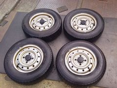 2023年製 DUNLOP ENASAVE 145R12LT 4本 鉄ホイール付 - メルカリ