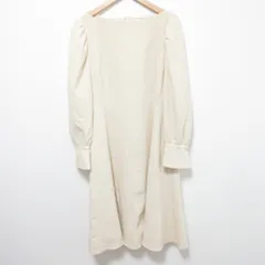 FOXEY フォクシー Camille Dress ウール ドレス ワンピース 42436 サイズ40 ライトベージュ レディース 古着 中古 USED