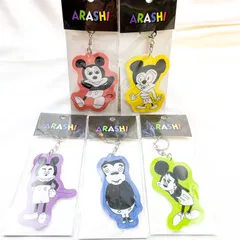 嵐を旅する展覧会 アクリルキーチェーン ディズニー　ミッキー　5点　バラ売り用