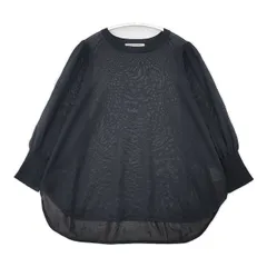 ADIEU TRISTESSE 新品 和紙シアーパフスリーブプルオーバー 定価20680円 セーター ニット ブラック レディース アデュートリステス【中古】6-0330M∞のサムネイル