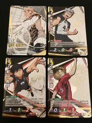 【広店】ハイキュー バボカ  日向翔陽  頂P　 影山  孤爪  木兎  頂　 4枚セット【065-5672】