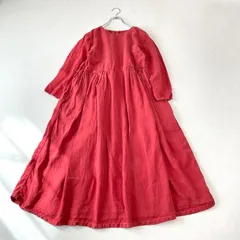 POOL IDEE  / プール イデー いろいろの服 / 麻 リネン100% ギャザーたっぷり Aライン フレア ロングワンピースのサムネイル