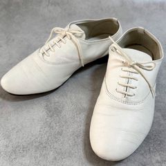 Repetto zizi レースアップシューズ ホワイト - メルカリ