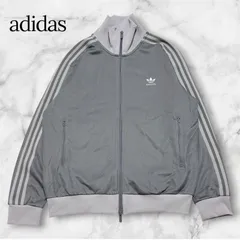 極美品 アディダスオリジナルス adidas originals ベッケンバウアー トラックジャケット グレー 3XL JP1226 希少カラー ビッグシルエット 刺繍ロゴ ダブルジップル 人気モデルのため早めのご検討がおすすめ 即売れ注意 B1128