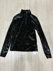 デッドストック/新品 Amomento フラワー ハーフジップアップ ロングスリーブ