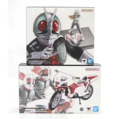 S.H.Figuarts(真骨彫製法) 仮面ライダー新1号 栄光の昭和ライダーエディション(初回限定台座付属) × 新サイクロン号 セット #UH4695