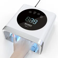 新品 【ネイリスト推薦】2026最新 ジェルネイル ライト NAILGIRLS 150W LED UVライト レジン用 全ジェル対応 ネイルライト 四階段タイマー 36LEDs 硬化ライト 高速硬化 レジンライト 自動感知センサー 日本語説明書 手足両用のサムネイル