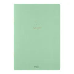 新品 ミドリ ノート カラー A5 方眼罫 緑 H210×W148×D3mm 15274006