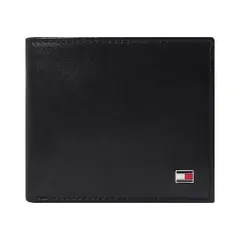 TOMMY HILFIGER トミーヒルフィガー OXFORD 二つ折り財布 小銭入れ付き 25X003 BK ブラック