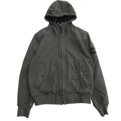 良品 STONE ISLAND ストーンアイランド 14aw SOFT SHELL-R ソフトシェル ジャケット コンパスバッジ パーカー フード M グレー メンズ 古着 中古 USEDのサムネイル