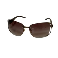 美品 Christian Dior クリスチャンディオール サングラス アイウェア COPACABA1F ONEFM ブラウン レディース 古着 中古 USED