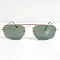 良品 Ray-Ban レイバン メタルフレームサングラス RB3310 55□16 ゴールドカラーフレーム メンズ 古着 中古 USED