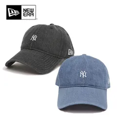 ニューエラ【ＮＥＷ ＥＲＡ】9TWENTY キャップ 帽子 ニューヨーク・ヤンキース NY デニム ブラックデニム ロゴ MLB ミニロゴ ユニセックス