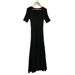 美品 DES PRES デプレ トゥモローランド リブニット ワンピース サイズ36 ブラック レディース 古着 中古 USED