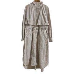 美品 25SS スローブイエナ フェザータフタドロストフーディーコート