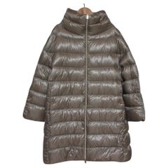 ☆【新品】HERNO 12A パテッドコート ウールメルトン×ナイロン 