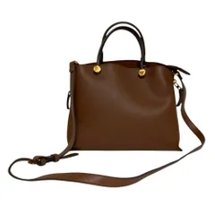 美品 EPOR エポール ロペ 2WAY ハンド ショルダーバッグ ブラウン レディース 古着 中古 USED