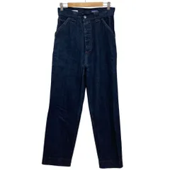 良品 MHL. × CANTONOVERALLS エムエイチエル CANTON DENIM ストレート デニムパンツ W27 インディゴブルー レディース 古着 中古 USEDのサムネイル