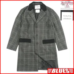 Harris Tweed ハリスツイードSEVENDAYS=SUNDAY セブンデイズサンデイ チェスターコート M グレー メンズ コートサイズM一覧←SEULB屋着古← TY4422のサムネイル
