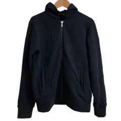 美品 MONCLER モンクレール FELPA ZIPPATA CON CAPPUCCIO ジップパーカー サイズ14A ネイビー レディース 古着 中古 USEDのサムネイル