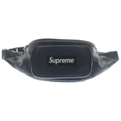 d*5様 Supreme 17SS レザー ウェストバック Supreme シュプリーム 17SS Waist Bag ウエストバッグ ブラック