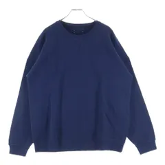 VISVIM (ヴィスヴィム) JUMBO SWEAT L/S UNEVEN DYE ジャンボ スウェット クルーネックスウェット ブルー 0120105010008のサムネイル