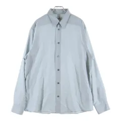 HERMES (エルメス) レギュラーカラー ロングスリーブ シルクシャツ ブルーのサムネイル
