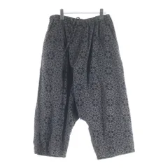 Yohji Yamamoto POUR HOMME (ヨウジヤマモト プールオム) 15SS Jacquard ジャガード サルエルパンツ ブラック HU-P19-012のサムネイル