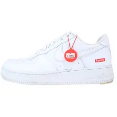 NIKE (ナイキ) ×SUPREME AIR FORCE 1 LOW CU9225-100 シュプリーム エア フォース 1 ローカットスニーカーUS10/28.0cm ホワイト