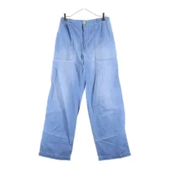GUCCI (グッチ) 730021 XDCC2 ドローコード バックパッチコットンパンツ インディゴのサムネイル