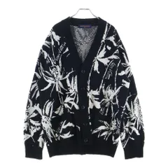 LOUIS VUITTON (ルイヴィトン) 23SS シスルウールジャガードカーディガン ブラック RM231 H56 HON98Wのサムネイル