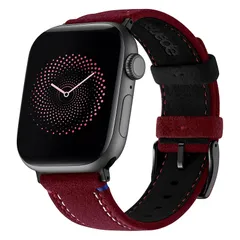 【新品】 [Bandletic]アップルウォッチ用 バンド 革 - Apple watch対応 バンド レザー革スエード 16g 軽量 汚れに強い Watch Ultra1/2/3 49mm・46mm (Series 11/10)・45mm (9/8/7) 0