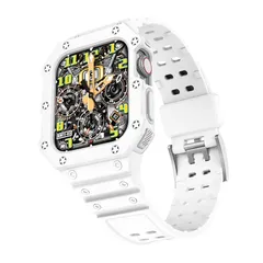 【新品】 コンパチブル apple watch バンド アップルウォッチバンド 二重構造 ケース一体型 交換用ベルトapple watch series SE/9/8/7/6/5/4/3/2/1 38mm/40mm/41mm 42mm/44mm/45mm  1