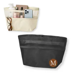 三八商店 バッグインバッグ 軽量  インナーバッグ 【サイズM】（8ポケット） 持ち手付き 小物収納 バッグ整理 収納ポーチ バックインバック 大きめ a4 メッシュ バックインバック軽量レディース 小さめ 自立 トートバッグ 通気性 見やすい