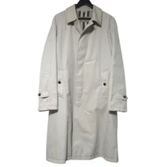 良品 BURBERRY バーバリーロンドン イングランド製 ノバチェック柄ライニング 比翼仕立て ステンカラーコート 50 ベージュ メンズ 古着 中古 USED