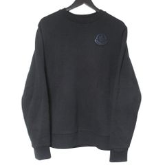 良品 23AW MONCLER モンクレール SWEAT SHIRT ロゴパッチ スウェット