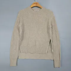 オールセインツ ALLSAINTS リブド セーター XS | アシンメトリー クルーネック セーター