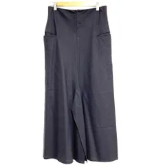 良品 YOHJI YAMAMOTO + NOIR ヨウジヤマモト プリュスノワール サイドポケットロングスカート NZ-S05-108 サイズ2 グレー レディース 古着 中古 USEDのサムネイル