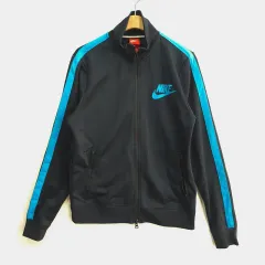 ナイキ Nike トラック ジップアップ ジャケット ブラック/ブルー M