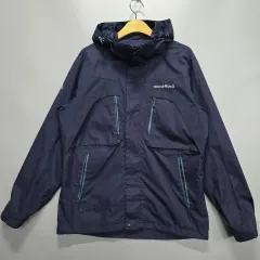 モンベル(mont-bell) フード ウィンドブレーカー ジャケット ネイビー 100