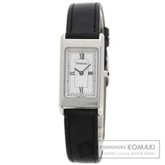 TIFFANY&Co. ティファニー クラシックスクエア 腕時計 SS 革 レディース [中古]のサムネイル