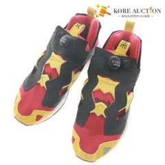 ■ Reebok リーボック スニーカー シューズ 靴 インスタポンプフューリー RA 708 FLU 1-39413 メンズ 26.5cm レッド イエロー系