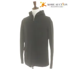 ■ Dior Homme ディオール オム フーディジャケット 長袖 アウター フード ファスナー イタリア製 メンズ 48 (M相当) ブラック 黒のサムネイル